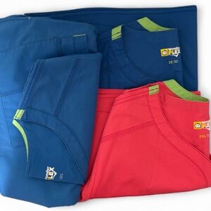 BUNDLE of 3 Scrubs Tops Size 2X SKU 19
